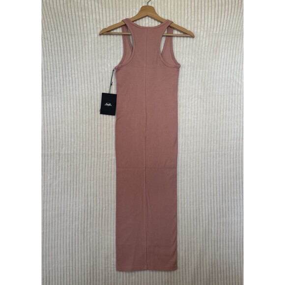 NWT Civil Regime No Tomorrow Dress Womens Dusty Rose Racerback Maxi Bodycon Sz S - Picture 14 of 14
